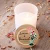 Vela personalizada madera "Modelo Amor" Detalles boda - Detalles personalizables para Boda