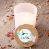Vela personalizada madera "Modelo Regalo" Detalles cumpleaños - Regalos personalizables cumpleaños