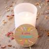 Vela personalizada madera "Modelo Confeti" Detalles cumpleaños - Regalos personalizables cumpleaños