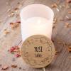 Vela personalizada madera "Modelo Black" Detalles cumpleaños - Regalos personalizables cumpleaños
