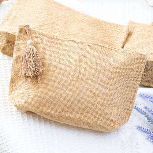 Neceser mujer yute Detalles Boda - Detalles De Boda