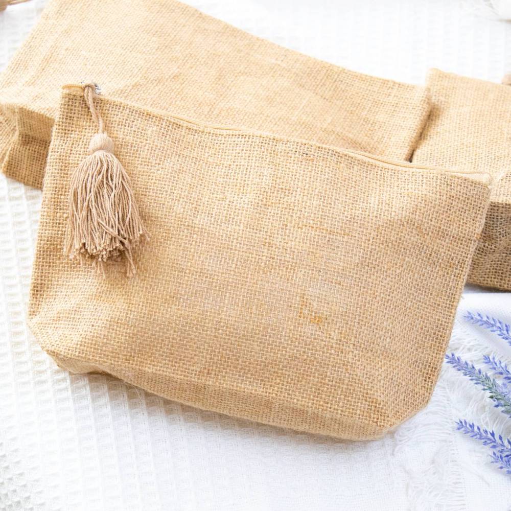 Neceser mujer yute Detalles Boda - Detalles De Boda