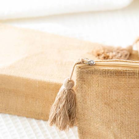Neceser mujer yute Detalles Boda - Detalles De Boda