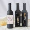Set accesorios de vino personalizado "Modelo Retro" Detalles boda - Detalles personalizables para Boda
