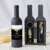 Set accesorios de vino personalizado "Modelo Etiqueta" Detalles boda - Detalles personalizables para Boda