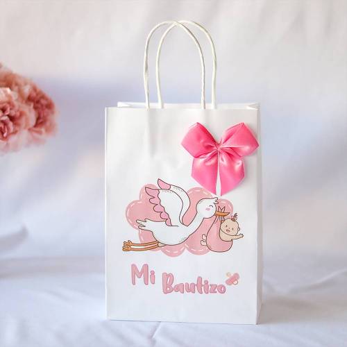 Bolsa de papel para bautizo - Detalles para bautizo