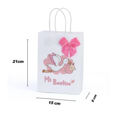 Bolsa de papel para bautizo - Detalles para bautizo