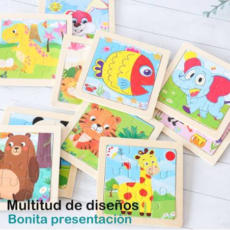 Puzzle para niños Puzzle de animales Detalles invitados bautizo - Detalles De Bautizo Para Niños