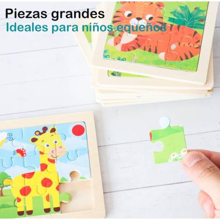 Puzzle para niños Puzzle de animales Detalles invitados bautizo - Detalles De Bautizo Para Niños