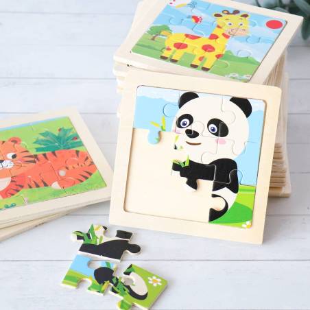Puzzle para niños Puzzle de animales Detalles invitados bautizo - Detalles De Bautizo Para Niños