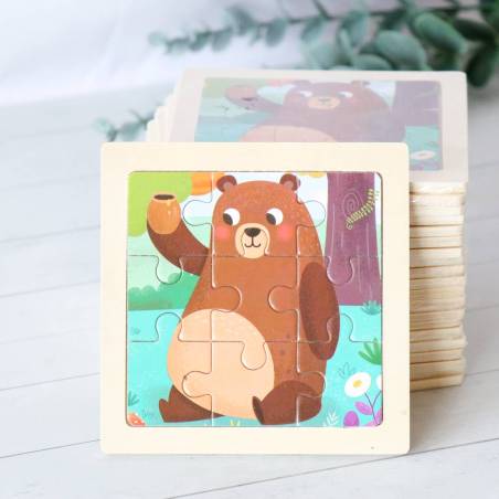 Puzzle para niños Puzzle de animales Detalles invitados bautizo - Detalles De Bautizo Para Niños