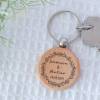 Llavero madera personalizado "Black" Detalle boda - Llaveros personalizados boda