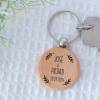 Llavero madera personalizado "Ramas" Detalle boda - Llaveros personalizados boda