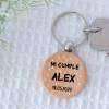Llavero madera personalizado "Puntos" Detalle cumpleaños - Regalos personalizables cumpleaños