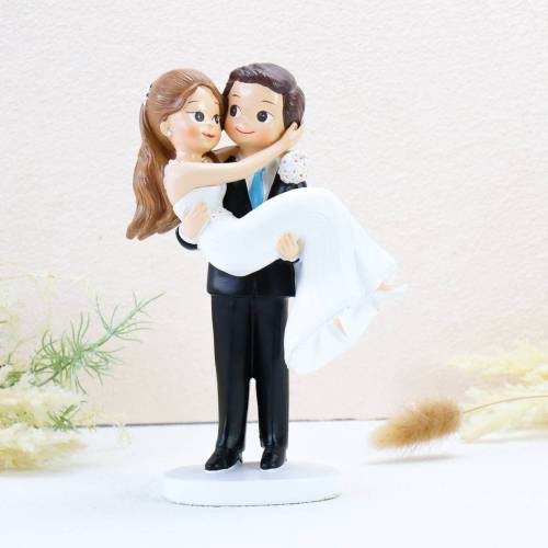 Figura tarta de boda Novia en brazos - Figuras tarta