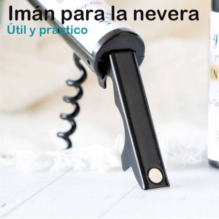 Sacacorchos con etiqueta flores y hojas - Inicio