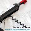 Sacacorchos con etiqueta flores y hojas - Inicio
