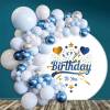Kit de arco de globos azul 95 globos - Decoración De Comunión