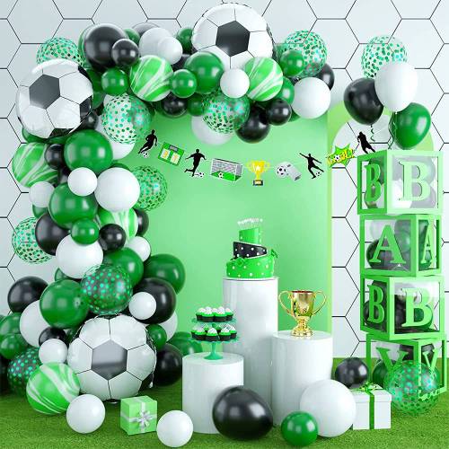 Kit de arco de globos de fútbol 104 globos - Decoración De Comunión