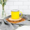 Taza de metal estilo retro Recuerdo de comunión - Detalles para comunión
