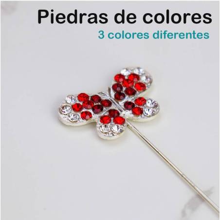 Broche alfiler mariposa Detalles para mujer comunión - Detalles De Comunión Para Mujeres