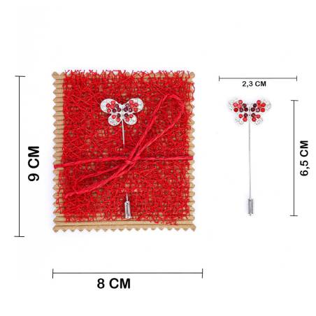 Broche alfiler mariposa Detalles para mujer comunión - Detalles De Comunión Para Mujeres