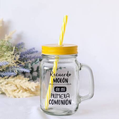 Jarra cristal Regalo de comunión "Recuerdo molón" - Inicio