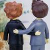 Figura tarta de boda 2 hombres - Figuras tarta