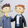 Figura tarta de boda 2 hombres - Figuras tarta