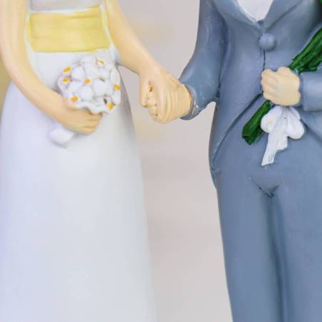Figura tarta de boda 2 mujeres - Figuras tarta