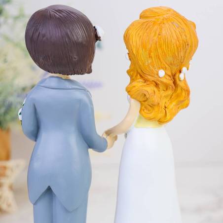 Figura tarta de boda 2 mujeres - Figuras tarta
