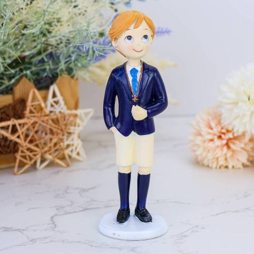 Figura tarta de comunión Niño con pelo rubio - Figuras Tarta Comunión