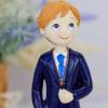 Figura tarta de comunión Niño con pelo rubio - Figuras Tarta Comunión
