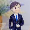 Figura tarta de comunión Niño con pelo moreno - Figuras Tarta Comunión