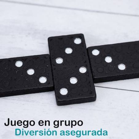 Dominó detalles divertidos para niños en caja de madera - Detalles Boda baratos