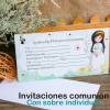 10 Invitaciones de Comunión Originales Niña Incluye Sobres - Invitaciones De Comunión