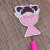 Pack 2 Pcs Lápiz Comunión Rosa Niña - Detalles De Comunión Para Niños