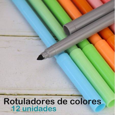 Caballete con lienzo para pintar Rotuladores Regalos para niños - Detalles Cumpleaños