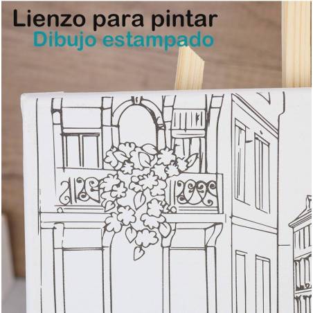 Caballete con lienzo para pintar Rotuladores Regalos para niños - Detalles Cumpleaños
