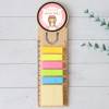 Marcapáginas personalizado de madera "Modelo Martina Rosa" Detalles invitados comunión - Detalles personalizables para Comunión