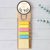 Marcapáginas personalizado de madera "Modelo Girasol" Detalles invitados boda - Detalles personalizables para Boda