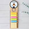 Marcapáginas personalizado de madera "Modelo Miguel" Detalles invitados comunión - Detalles personalizables para Comunión