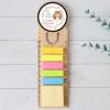 Marcapáginas personalizado de madera "Cristina" Detalles invitados comunión - Detalles personalizables para Comunión