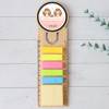 Marcapáginas personalizado de madera "Gemelas" Detalles invitados comunión - Detalles personalizables para Comunión