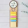 Marcapáginas personalizado de madera "Modelo Nature" Detalles invitados boda - Detalles personalizables para Boda