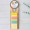 Marcapáginas personalizado de madera "Mellizos" Detalles invitados comunión - Detalles personalizables para Comunión