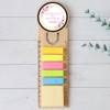 Marcapáginas personalizado de madera "Modelo Pink Crown" Detalles invitados boda - Detalles personalizables para Boda