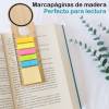 Marcapáginas de madera con notas y regla Detalle de comunión - Detalles comunión unisex