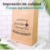 Bolsas con frases Bolsas kraft con frases Detalles invitados de boda - Inicio