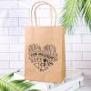 Bolsas con frases Bolsas kraft con frases Detalles invitados de boda - Inicio